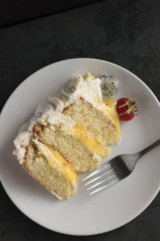 vanilla lemon cake